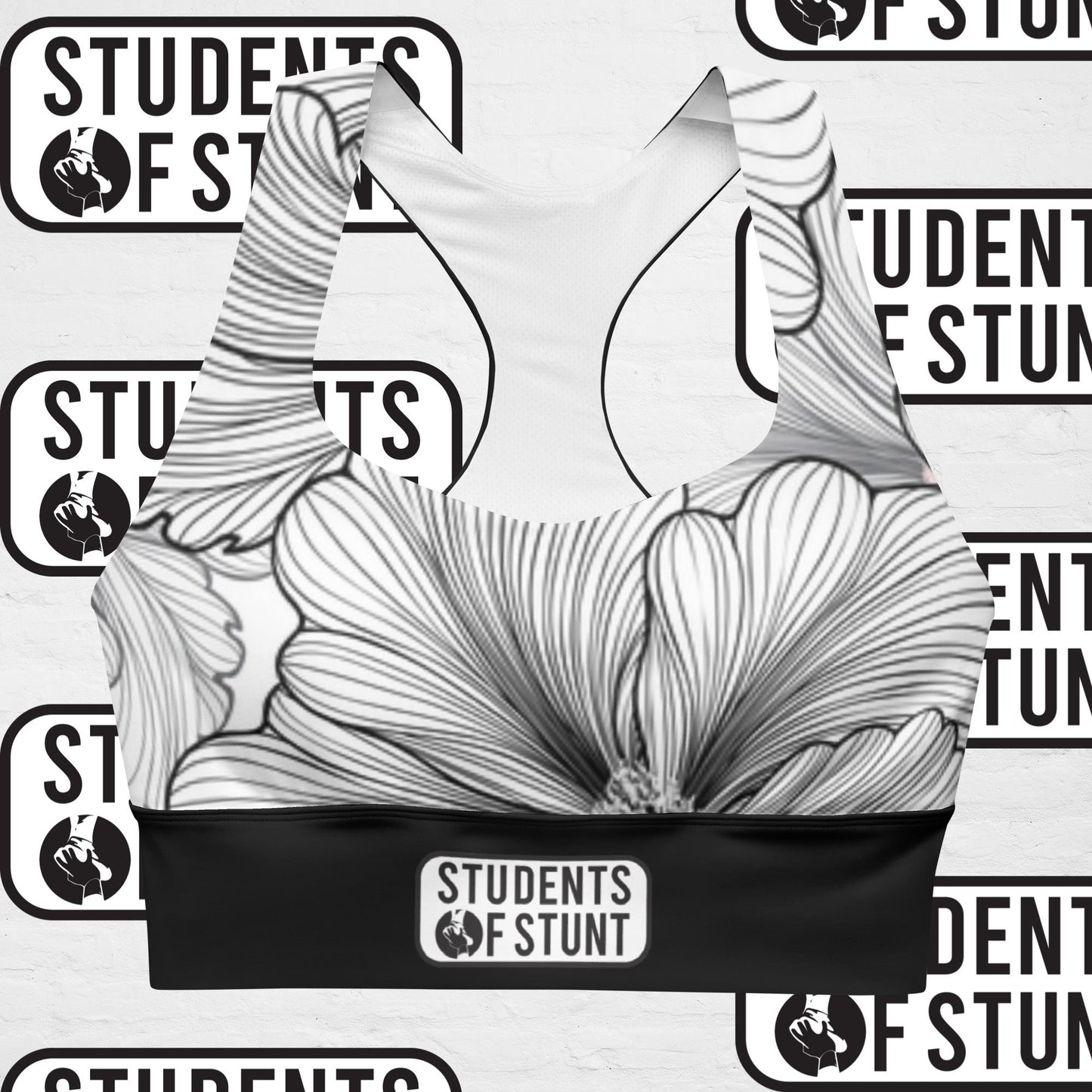 SoStunt Floral Longline sports bra